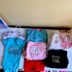 LOT of Girl SleepSacs,Onesies,Tutu,Romper,Pants